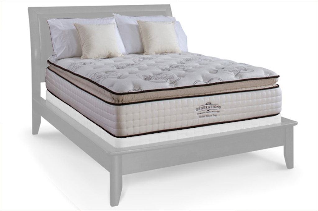 queen luxury pillow top mattress